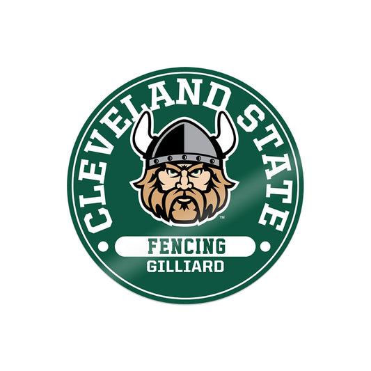 Cleveland State - NCAA Men's Fencing : Jaden Gilliard - Sticker-0