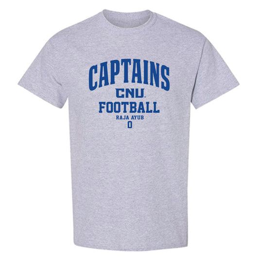 CNU - NCAA Football : Raja Ayub - Classic Fashion Shersey T-Shirt-0