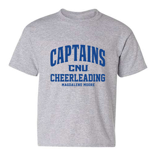 CNU - NCAA Cheerleading : Magdalene Moore - Classic Fashion Shersey Youth T-Shirt-0