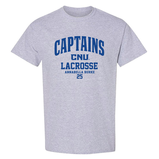 CNU - NCAA Women's Lacrosse : Annabella Burke - Classic Fashion Shersey T-Shirt-0