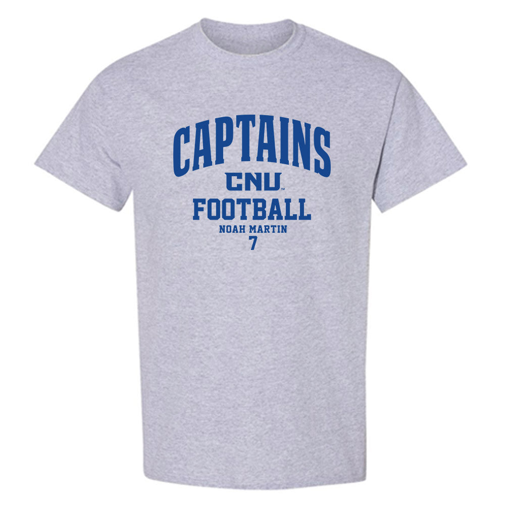 CNU - NCAA Football : Noah Martin - Classic Fashion Shersey T-Shirt-0