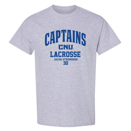 CNU - NCAA Men's Lacrosse : Jacob Stromberg - Classic Fashion Shersey T-Shirt-0