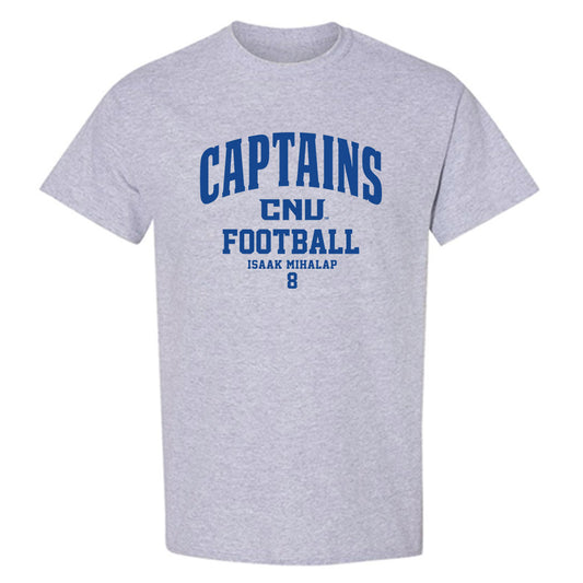 CNU - NCAA Football : Isaak Mihalap - Classic Fashion Shersey T-Shirt-0