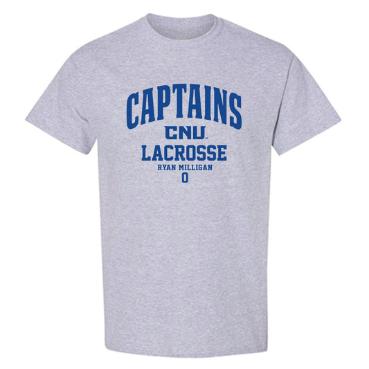 CNU - NCAA Men's Lacrosse : Ryan Milligan - Classic Fashion Shersey T-Shirt-0