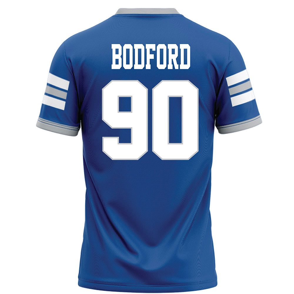 MTSU - NCAA Football : Justin Bodford - Blue Football Jersey-1