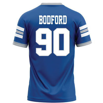 MTSU - NCAA Football : Justin Bodford - Blue Football Jersey-1