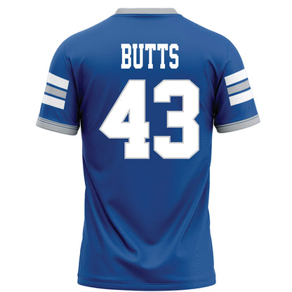 MTSU - NCAA Football : Aidan Butts - Blue Football Jersey-1