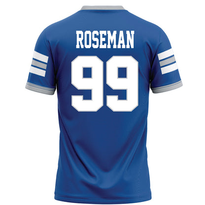 MTSU - NCAA Football : Archie Roseman - Blue Football Jersey-1