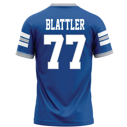 MTSU - NCAA Football : Diego Blattler - Blue Football Jersey-1