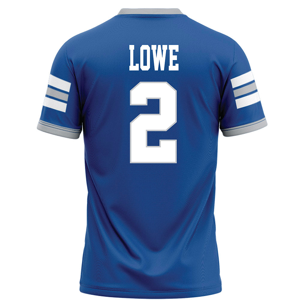 MTSU - NCAA Football : Jackson Lowe - Blue Football Jersey-1