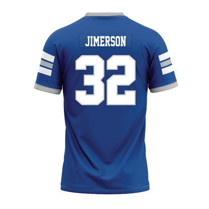 MTSU - NCAA Football : Jonas Jimerson - Blue Premium Football Jersey-1