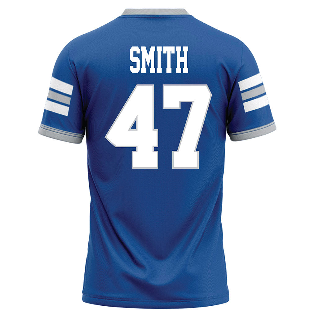 MTSU - NCAA Football : Chayce Smith - Blue Football Jersey-1