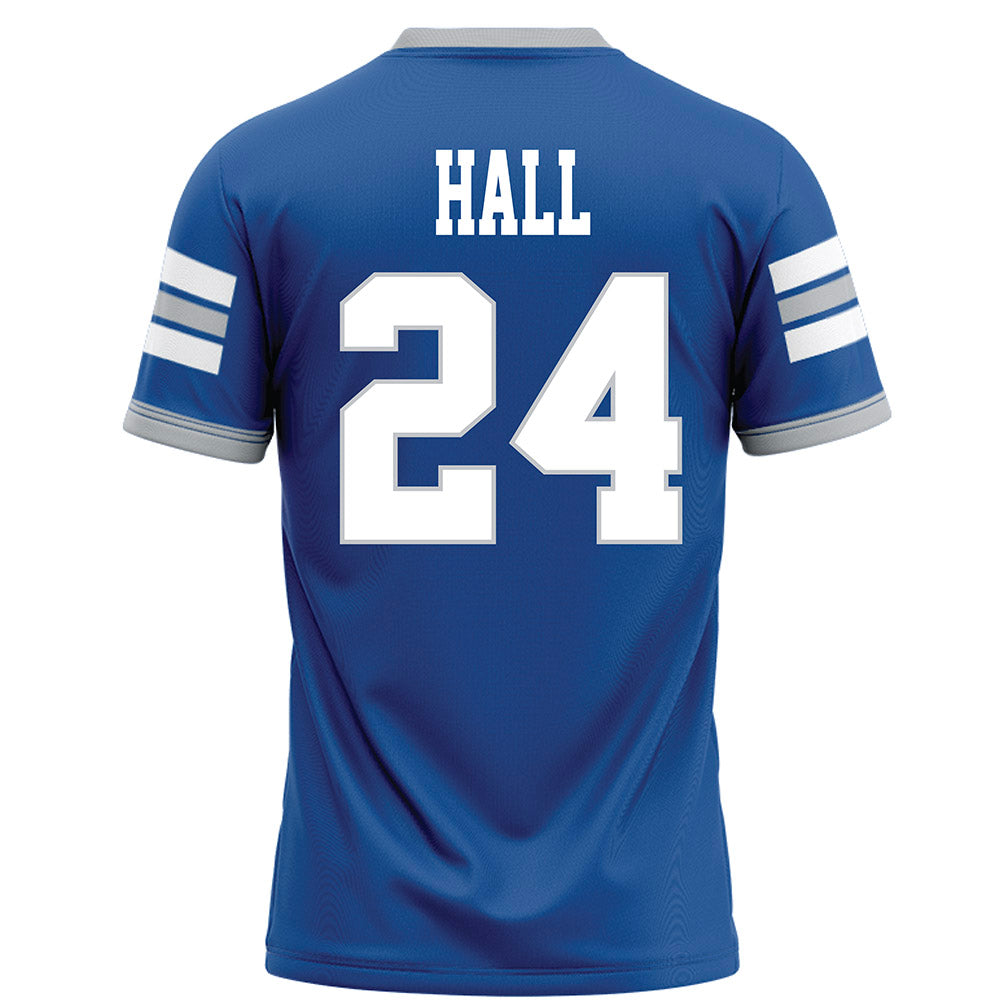 MTSU - NCAA Football : Camari Hall - Blue Football Jersey-1