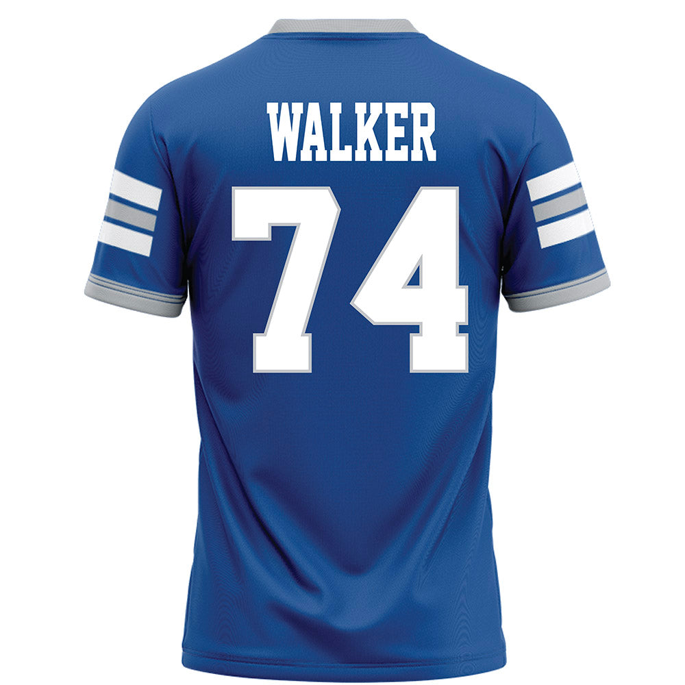 MTSU - NCAA Football : Ashley Walker - Blue Football Jersey-1