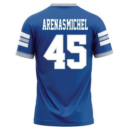 MTSU - NCAA Football : Jayden Arenas-Michel - Blue Football Jersey-1