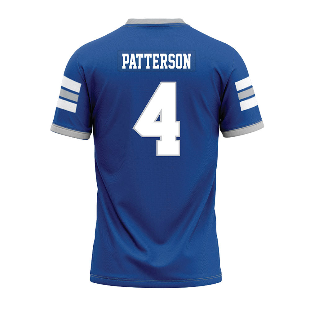 MTSU - NCAA Football : Tyree Patterson - Blue Premium Football Jersey-1