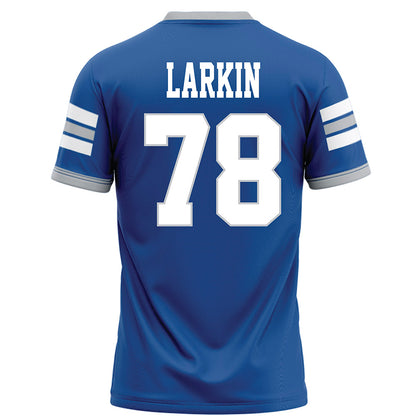 MTSU - NCAA Football : Kyle Larkin - Blue Football Jersey-1