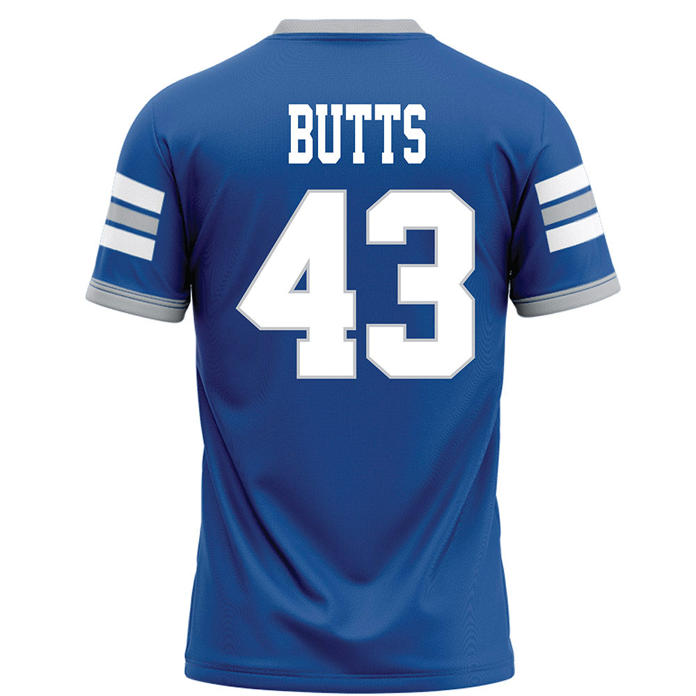 MTSU - NCAA Football : Aidan Butts - Blue Football Jersey-1
