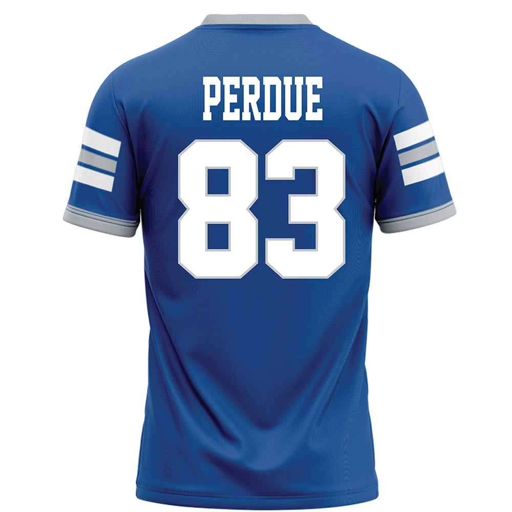 MTSU - NCAA Football : Koraun Perdue - Blue Football Jersey-1