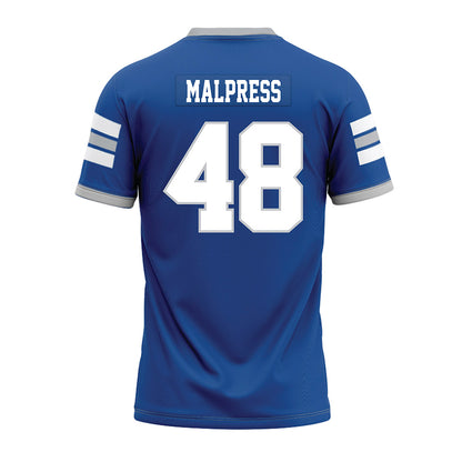 MTSU - NCAA Football : Darnell Malpress - Blue Premium Football Jersey-1