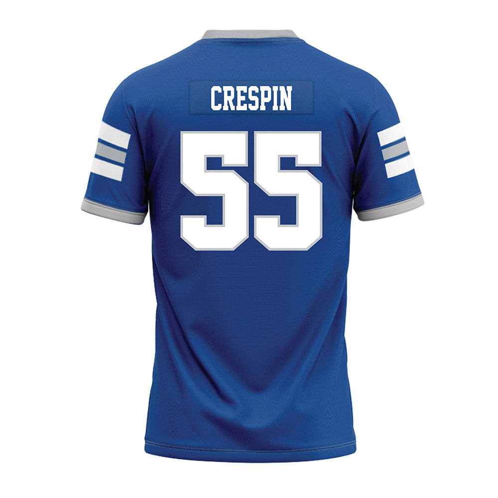 MTSU - NCAA Football : Adrian Crespin - Blue Premium Football Jersey-1