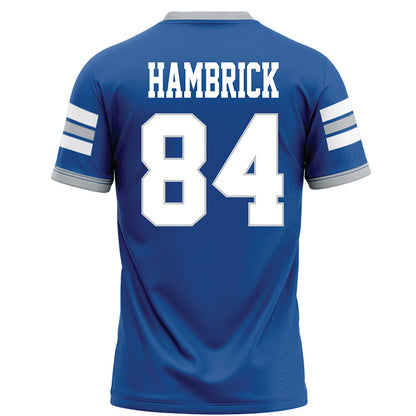 MTSU - NCAA Football : Jadin Hambrick - Blue Football Jersey-1