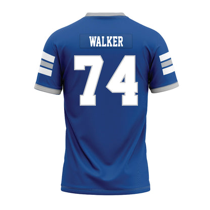 MTSU - NCAA Football : Ashley Walker - Blue Premium Football Jersey-1