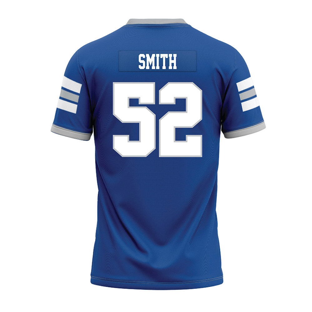 MTSU - NCAA Football : Micah Smith - Blue Premium Football Jersey-1