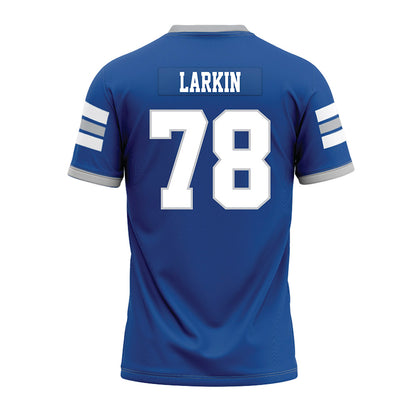 MTSU - NCAA Football : Kyle Larkin - Blue Premium Football Jersey-1
