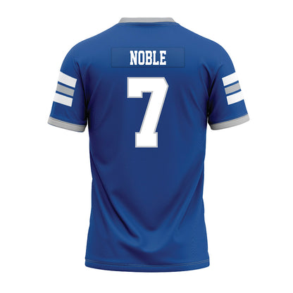 MTSU - NCAA Football : Christofer Noble - Blue Premium Football Jersey-1