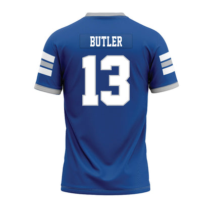MTSU - NCAA Football : Ziyon Butler - Blue Premium Football Jersey-1