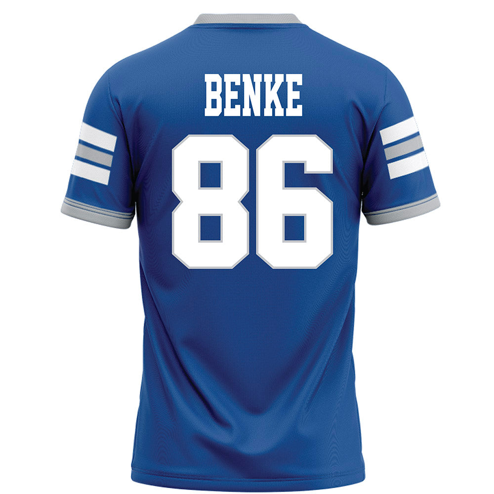 MTSU - NCAA Football : Brody Benke - Blue Football Jersey-1