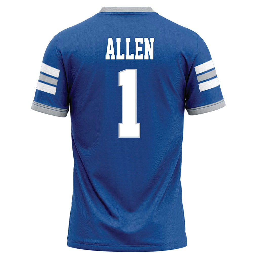 MTSU - NCAA Football : Markus Allen - Blue Football Jersey-1