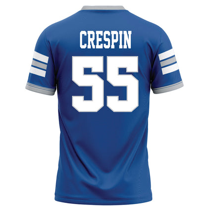 MTSU - NCAA Football : Adrian Crespin - Blue Football Jersey-1