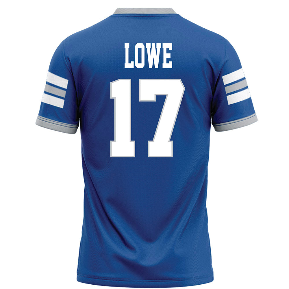 MTSU - NCAA Football : Jayson Lowe - Blue Football Jersey-1