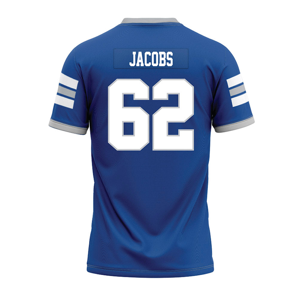 MTSU - NCAA Football : Tim Jacobs - Blue Premium Football Jersey-1