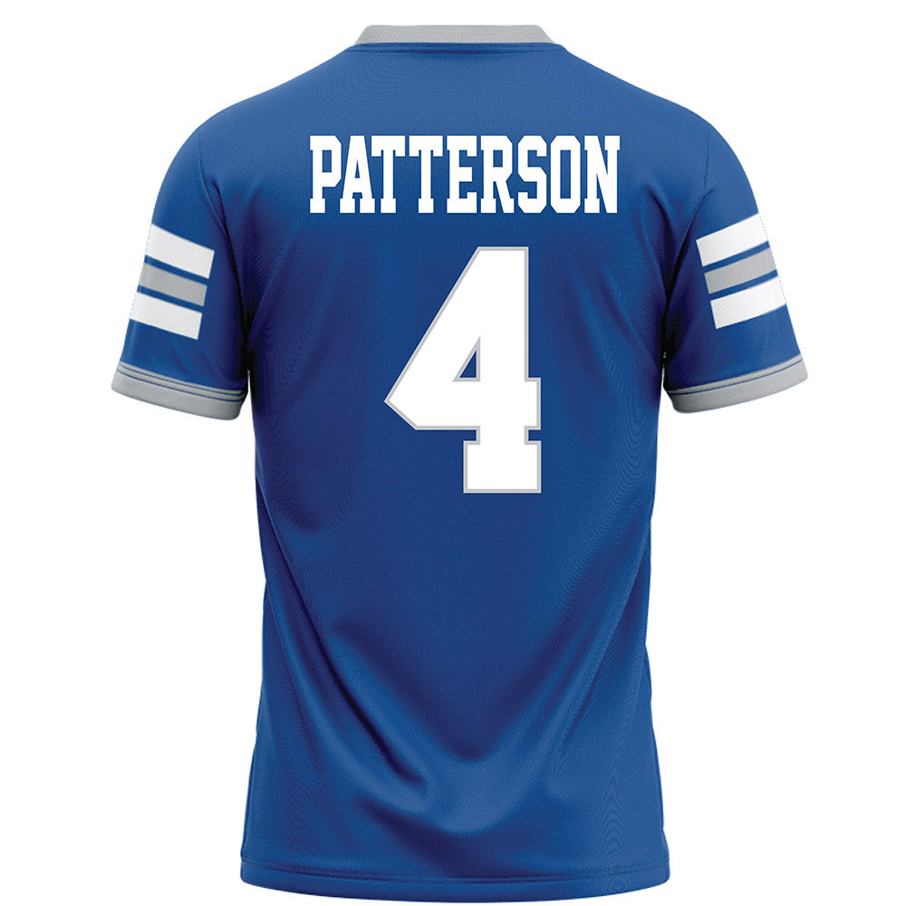 MTSU - NCAA Football : Tyree Patterson - Blue Football Jersey-1