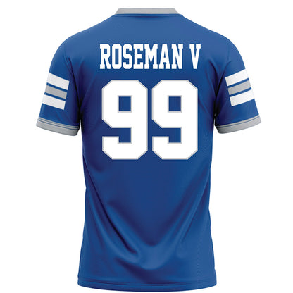 MTSU - NCAA Football : Archie Roseman V - Blue Football Jersey-1