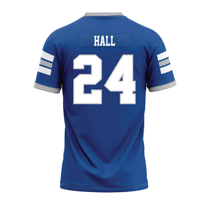 MTSU - NCAA Football : Camari Hall - Blue Premium Football Jersey-1