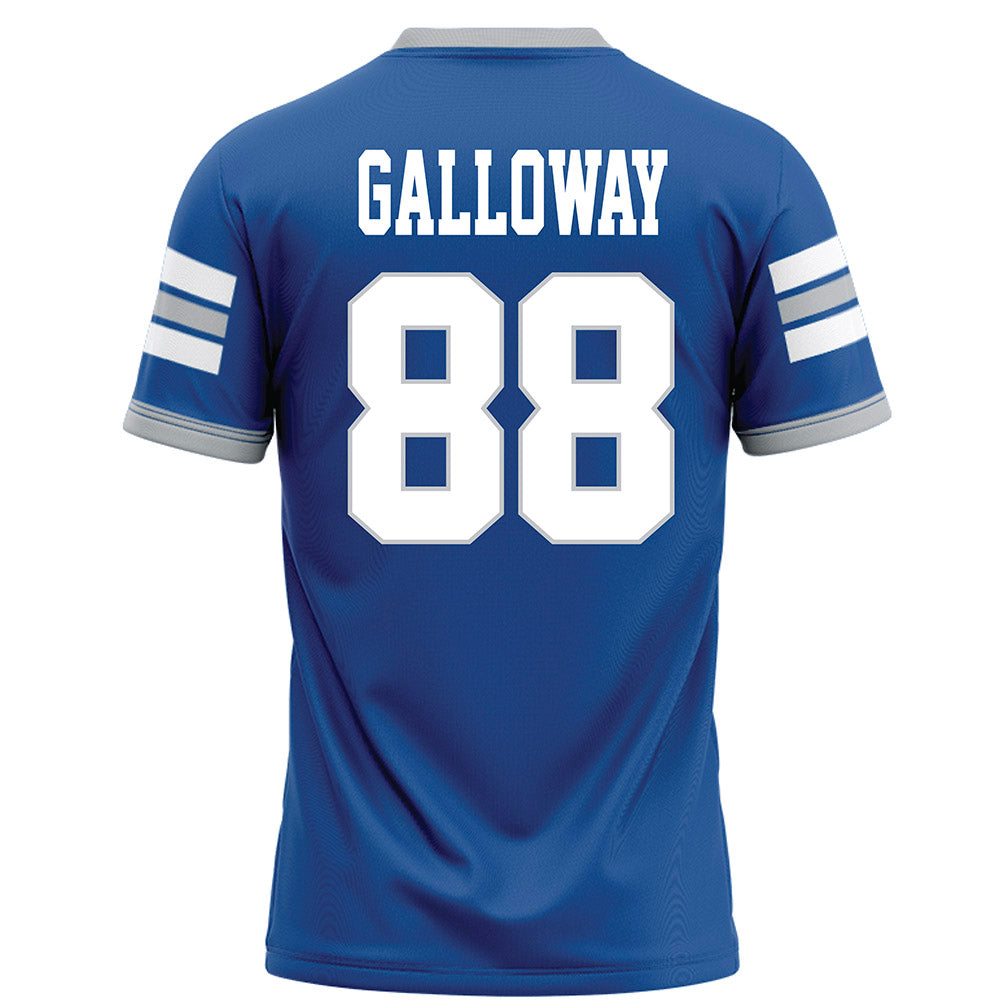 MTSU - NCAA Football : Tayvion Galloway - Blue Football Jersey-1