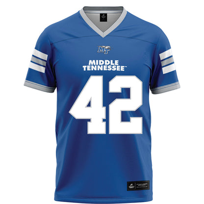 MTSU - NCAA Football : Lagarrius Sims - Blue Football Jersey-0