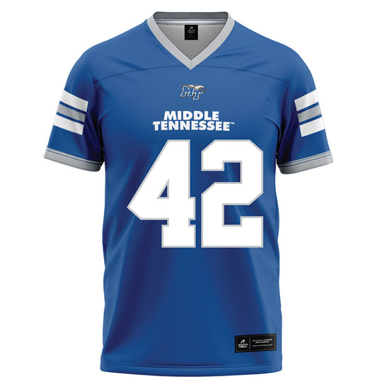 MTSU - NCAA Football : Lagarrius Sims - Blue Football Jersey-0
