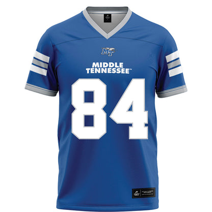 MTSU - NCAA Football : Jadin Hambrick - Blue Football Jersey-0