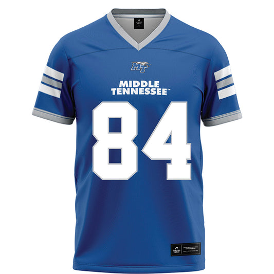 MTSU - NCAA Football : Jadin Hambrick - Blue Football Jersey-0