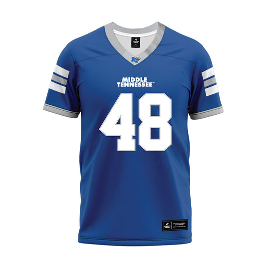 MTSU - NCAA Football : Darnell Malpress - Blue Premium Football Jersey-0