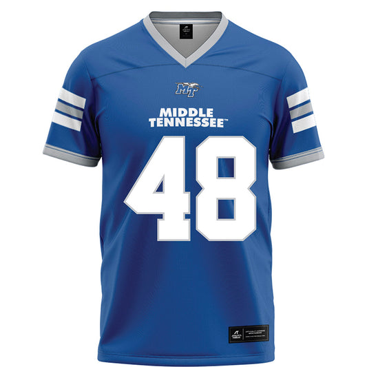MTSU - NCAA Football : Darnell Malpress - Blue Football Jersey-0