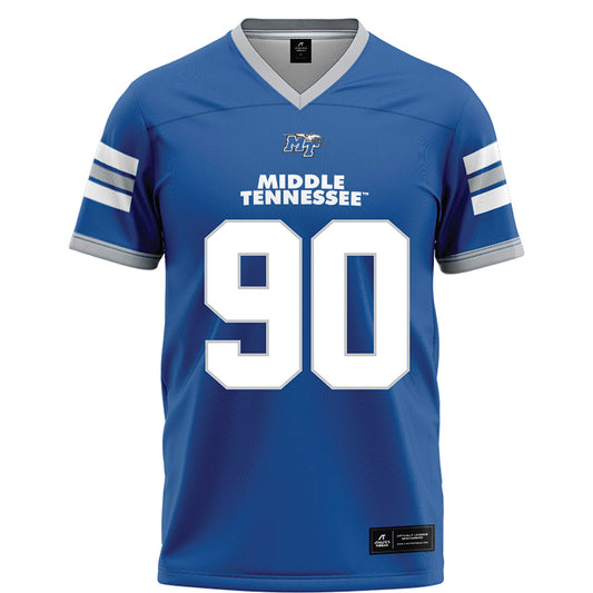 MTSU - NCAA Football : Justin Bodford - Blue Football Jersey-0
