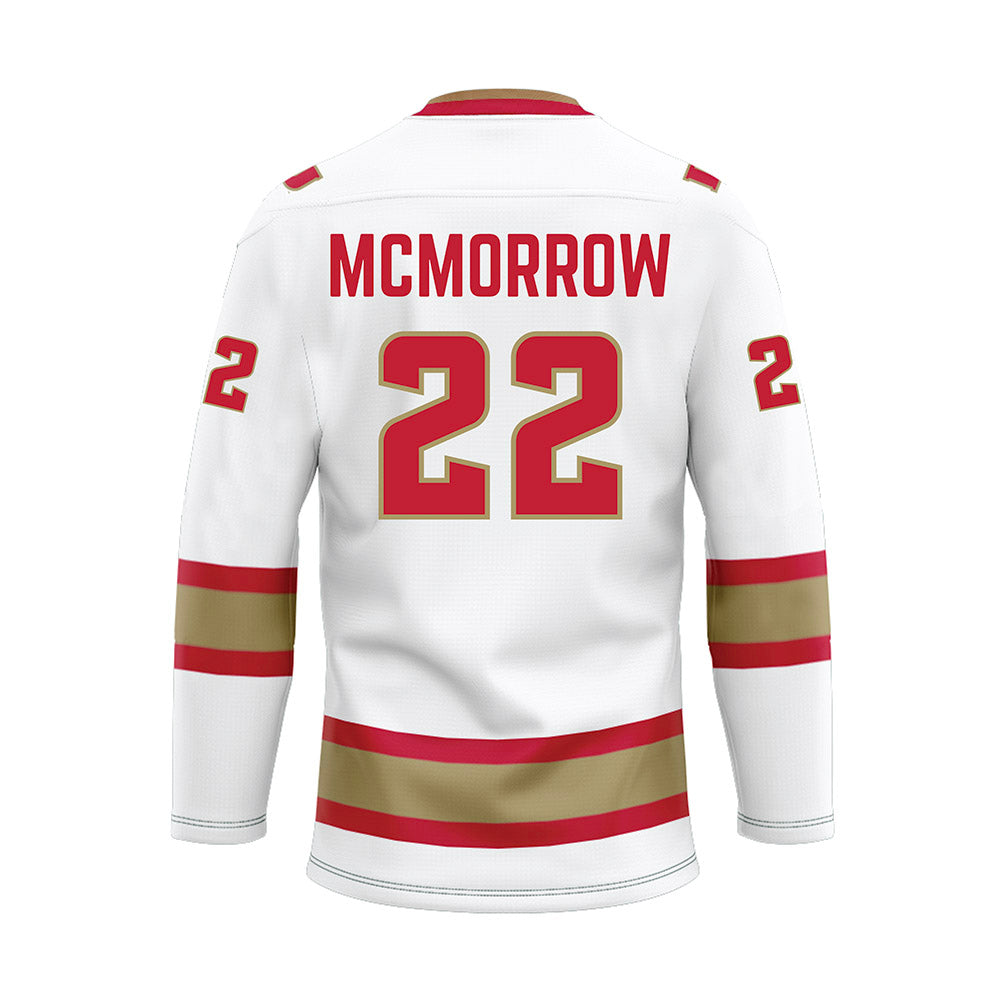 DU - NCAA Men's Ice Hockey : Brendan McMorrow - White Hockey Jersey-1