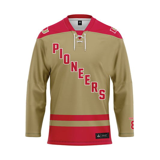 DU - NCAA Men's Ice Hockey : Kristian Epperson - Fashion Jersey Hockey Jersey-0