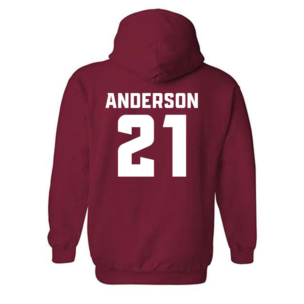 DU - NCAA Men's Ice Hockey : Kent Anderson - Classic Fashion Shersey Hooded Sweatshirt-1
